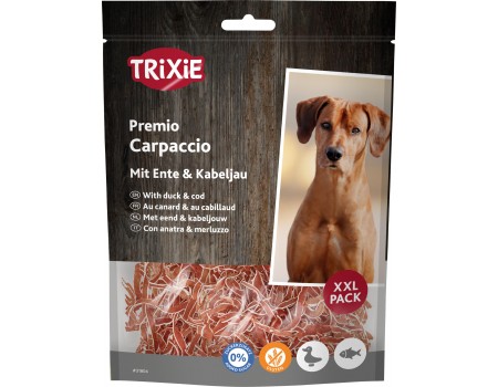 Ласощі для собак "Carpaccio" TRIXIE (качка+риба) 80гр