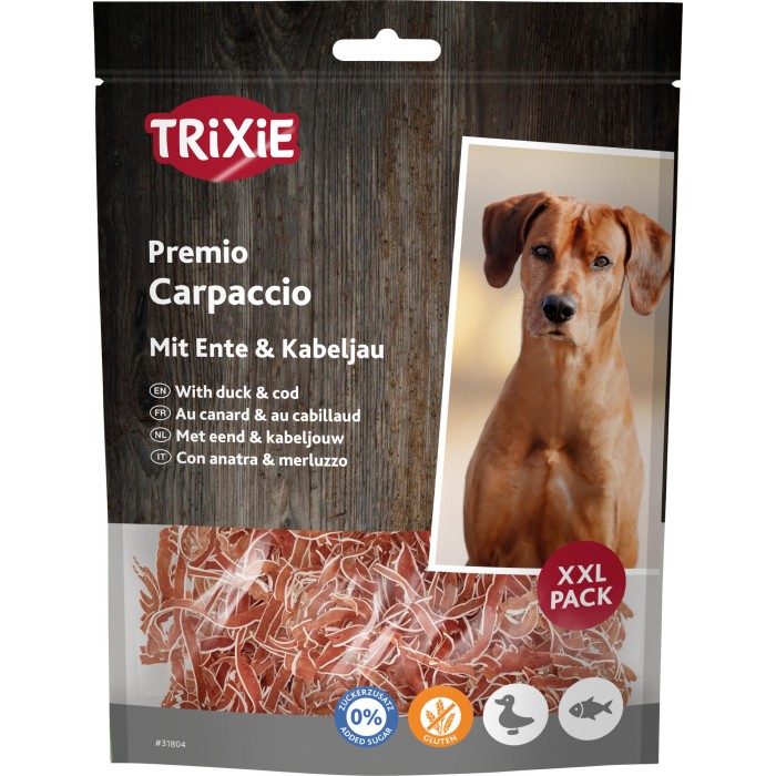 Ласощі для собак "Carpaccio" TRIXIE (качка+риба) 80гр