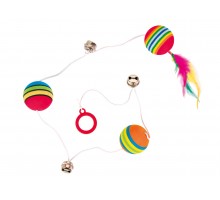 Мячи на веревке для котов TRIXIE,  D- 3,5 см / 80 см..