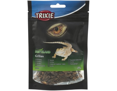 Лакомство Trixie для рептилий сверчки сушеные 25 г