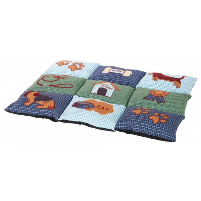 Подстилка"Patchwork",80х55см,синий/зеленый