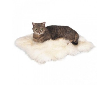 Лежак для собак и котов TRIXIE - овечья шерсть,  45х45 см