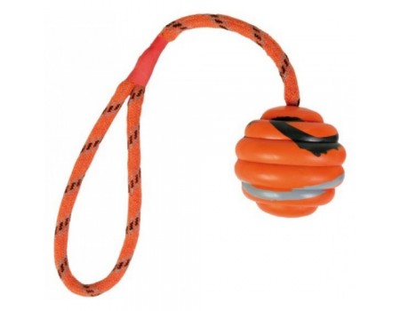 Волнистый мяч на веревке для собак TRIXIE, D- 6 см / 30 см
