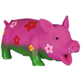 Игрушка для собак TRIXIE - Свинья в цветах, 20 см..