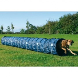 Тренувальний тунель для собак TRIXIE, 60см / 5м, темно-блакитний..