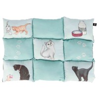 Подстилка"Patchwork Cat", 70х55см,мятный