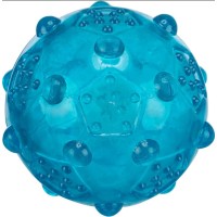 TPR мяч с шипами для собак TRIXIE, D 8 см, петроль