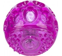 TPR мигающий мяч для собак TRIXIE, D- 6 см, розовый..