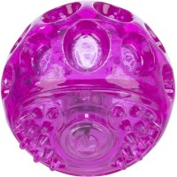 TPR мигающий мяч для собак TRIXIE, D- 6 см, розовый