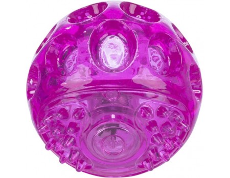 TPR мигающий мяч для собак TRIXIE, D- 6 см, розовый