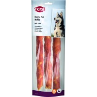 Ласощі Trixie Denta Fun Rolls with Duck для собак Паличка для чищення зубів з качкою, 28 см, 250 г, 3 шт