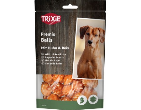 Лакомство для собак TRIXIE - Rice Chicken Balls, 80 гр