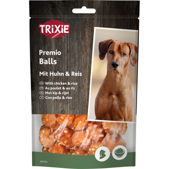 Лакомство для собак TRIXIE - Rice Chicken Balls, 80 гр