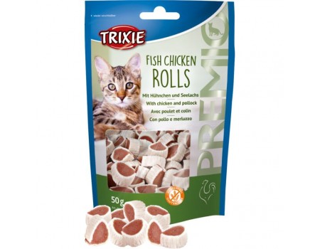 Рулеты для котов TRIXIE - Premio, курица с минтаем, 50 г