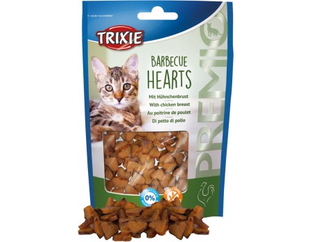 Сердечки барбекю для кота"Premio"(курица) 50гр*
