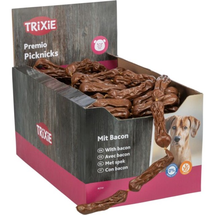 Сосиска для собак TRIXIE - Picknicks Вкус: Бекон, Вес: 8 г / 8 см, 1шт (поштучно)