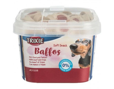 Мягкие снеки "Baffos" TRIXIE говядина с желудком,  140 г