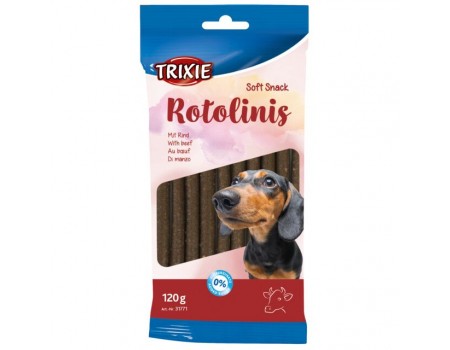Крученые палочки для собак TRIXIE, 12 шт. / 120 г,  Вкус: говядина