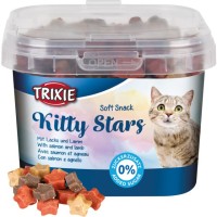 Лакомство для котов "Kitty Stars"  TRIXIE  лосось и ягнёнок 140 г