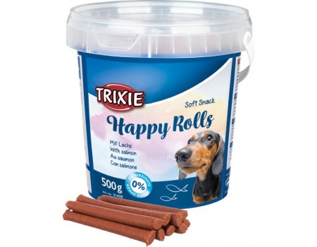 Лакомство для собак "Happy Rolls" TRIXIE лосось,  500 г