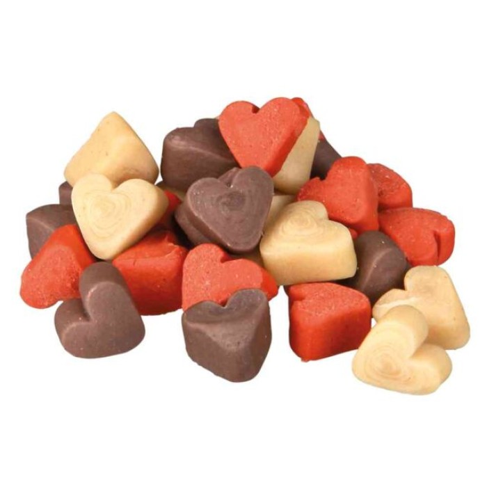 Серця для собак TRIXIE - Mini Hearts, курка ягня лосось, 200 г