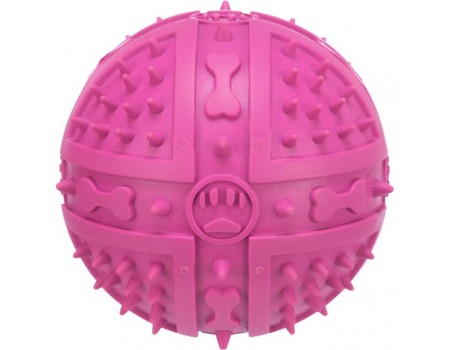 Мяч с пищалкой для собак TRIXIE, D- 9 см, розовый