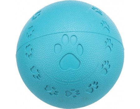 Мяч с пищалкой для собак TRIXIE , D- 9 см петроль