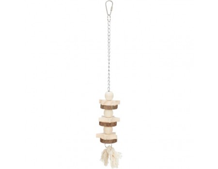 Деревянная игрушка для попугая TRIXIE, 30 см, средние попугаи