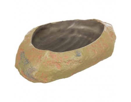 TRIXIЕ  Кормушка-поилка для рептилий,11 x 2,5 x 7 см. , Украшение: степная скала