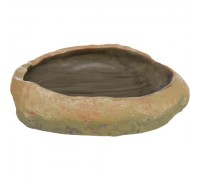 TRIXIЕ  Кормушка-поилка для рептилий, 15 x 3,5 x 12 см. , Украшение: с..