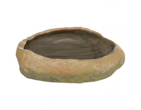 TRIXIЕ  Кормушка-поилка для рептилий, 15 x 3,5 x 12 см. , Украшение: степная скала