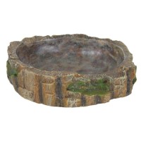 Миска для рептилій TRIXIE, 13 x 3,5 x 11 см. Прикраса: тропічний ліс