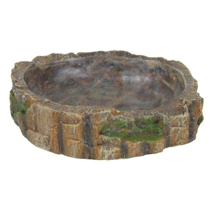 Миска для рептилій TRIXIE, 13 x 3,5 x 11 см. Прикраса: тропічний ліс