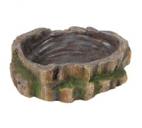 Миска для рептилий TRIXIE ,  18 x 4,5 x 17 см.  Украшение: тропический..