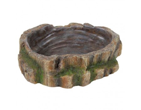 Миска для рептилий TRIXIE ,  18 x 4,5 x 17 см.  Украшение: тропический лес