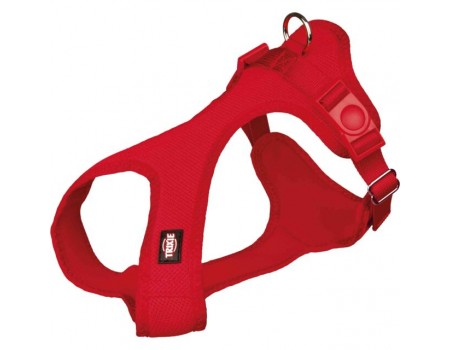 Тrixie (Тріксі) SOFT (СОФТ) шлейка для собак малих та середніх порід, червона, 25-35 см/15 мм