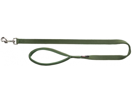 Поводок"Premium" TRIXIE  L-XL  1.0м/25мм, темно-зеленый