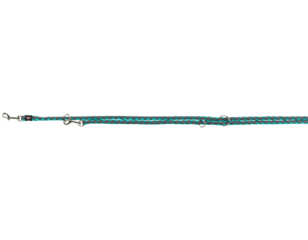 Повідець-перестіжка "Cavo" (нейлон) TRIXIE L-XL 2м/18 мм, океан/графіт