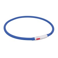 Нашийник TRIXIE USB (силікон) 70см/10мм, що світиться, синій