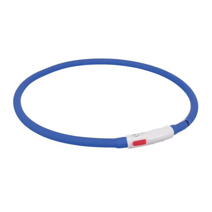 Нашийник TRIXIE USB (силікон) 70см/10мм, що світиться, синій