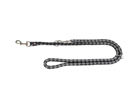 Поводок-перестёжка"Cavo"(нейлон) TRIXIE  СМ  2м/? 12 мм, чёрный/графит