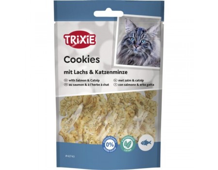 Ласощі для котів TRIXIE - "Cookies"(лосось+котяча м'ята), 50г