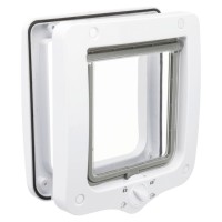 Дверцята 4-Way Flap Door TRIXIE для кішок, біла, 20 x 22 см.