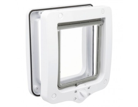 Дверца 4-Way Flap Door TRIXIE для кошек, белая, 20 x 22 см.