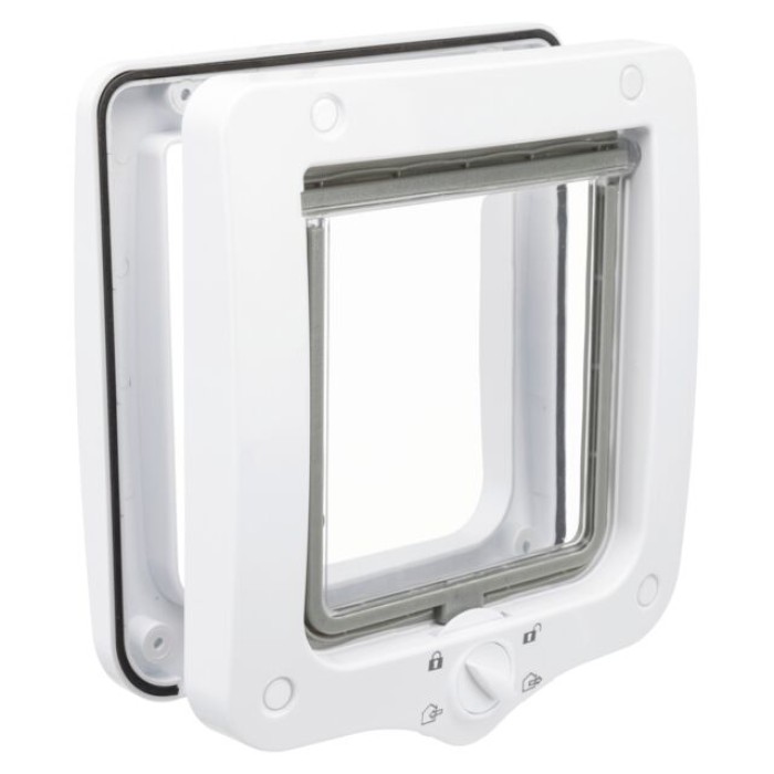 Дверцята 4-Way Flap Door TRIXIE для кішок, біла, 20 x 22 см.