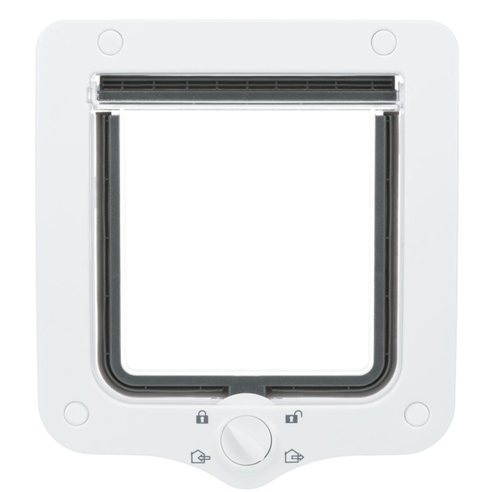 Дверцята 4-Way Flap Door TRIXIE для кішок, біла, 20 x 22 см.