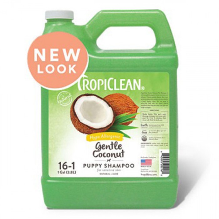 Шампунь "Нежный кокос" для котят и щенков 3,8 л.TROPICLEAN