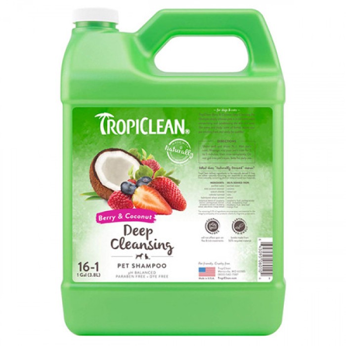 Шампунь TropiClean Awapuhi & Coconut "Імбир і кокос" для собак і котів, 9,5 л
