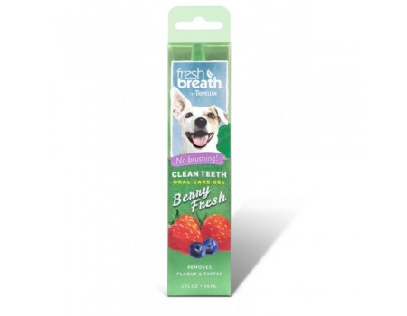 Гель для чищення зубів TropiClean Oral Care Gel Berry Fresh "Свіжа ягода" для собак, 59 мл