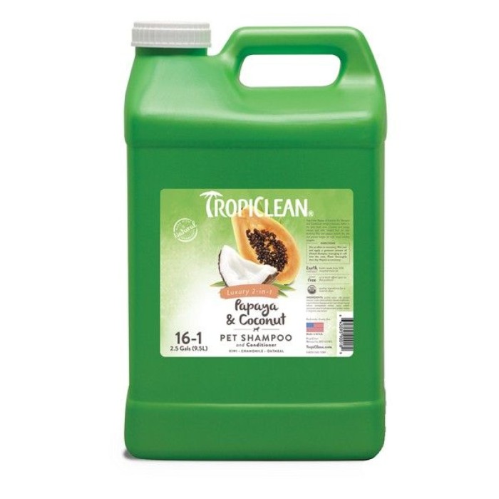 Шампунь "Папайя плюс 2 в 1" 9,5 л.TROPICLEAN